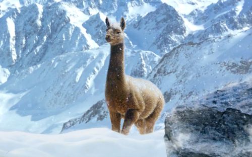 Ein Lama im Gebirge (Just Cause 4)