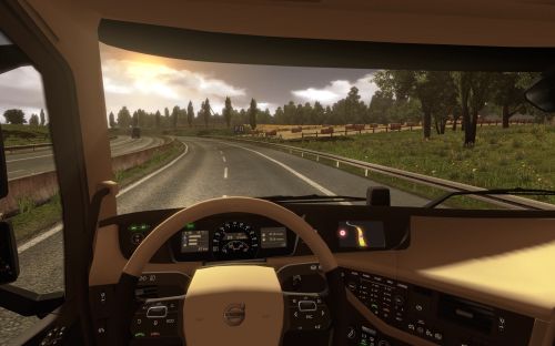 Die Sicht aus dem Cockpit (Euro Truck Simulator 2)