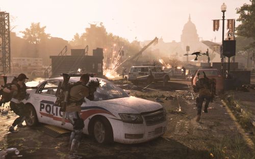 In Deckung hinter Auto (The Division 2)
