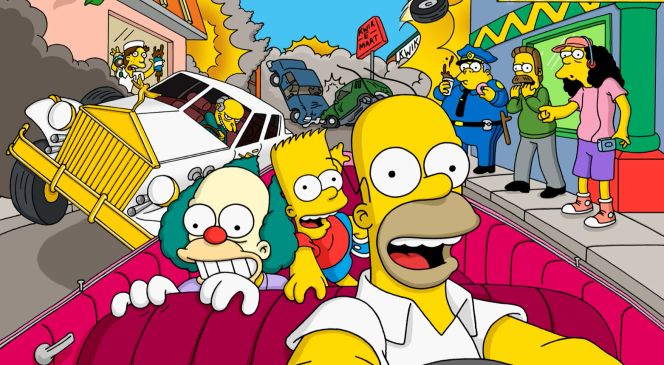 Key Art (The Simpsons: Road Rage)