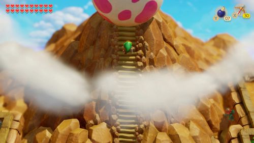 Ei auf einer Bergspitze (The Legend of Zelda: Link’s Awakening)
