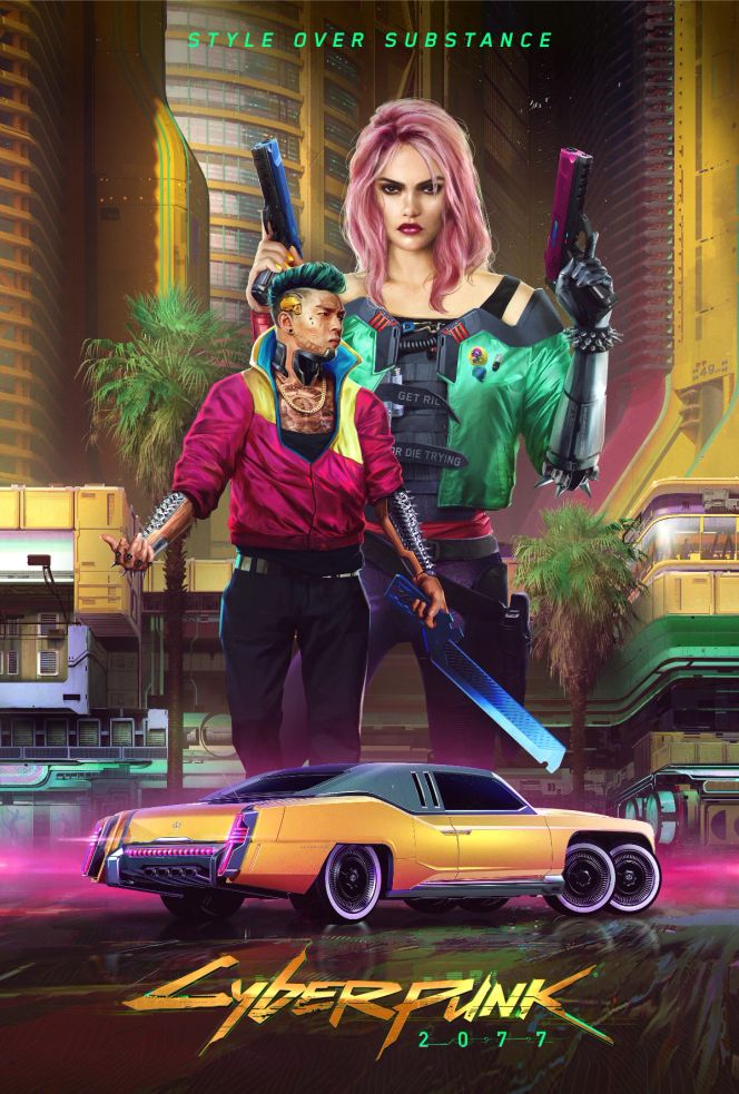 Poster; Kitsch (Cyberpunk 2077)