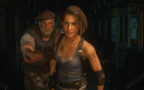 Jill und Mikhail (Resident Evil 3)