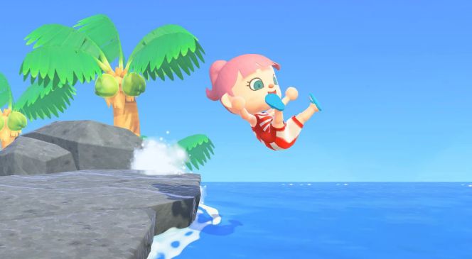 Sprung ins Wasser (Animal Crossing: New Horizons)
