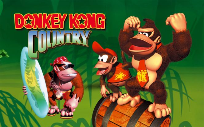 Artwork; Mit Logo (Donkey Kong Country)