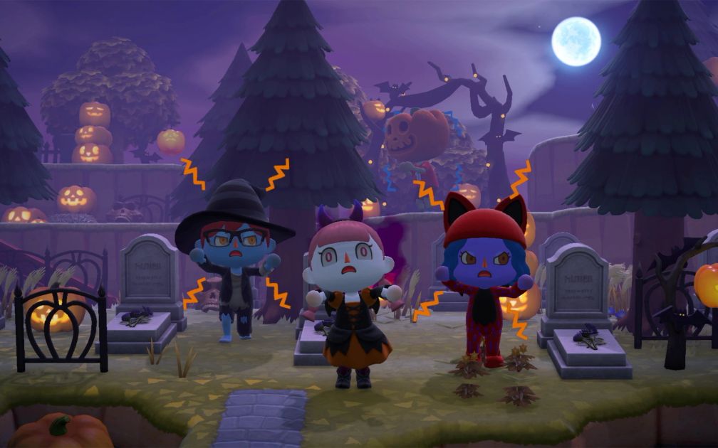 Halloween auf dem Friedhof (Animal Crossing: New Horizons)