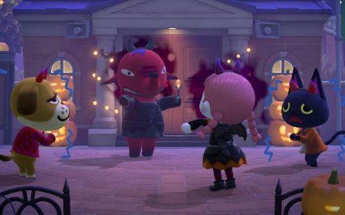 Halloween; Inselbewohner feiern (Animal Crossing: New Horizons)