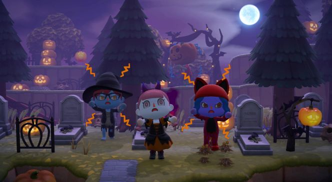 Halloween auf dem Friedhof (Animal Crossing: New Horizons)