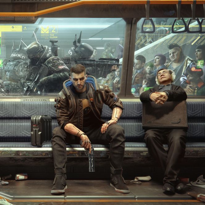 Artwork; Metro (Cyberpunk 2077)