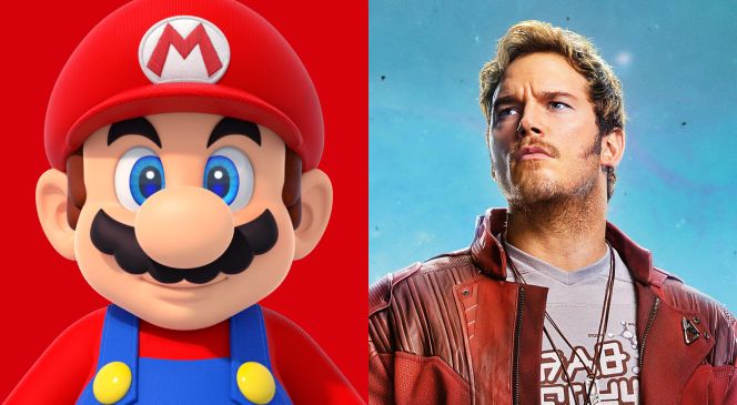 Super Mario und Chris Pratt